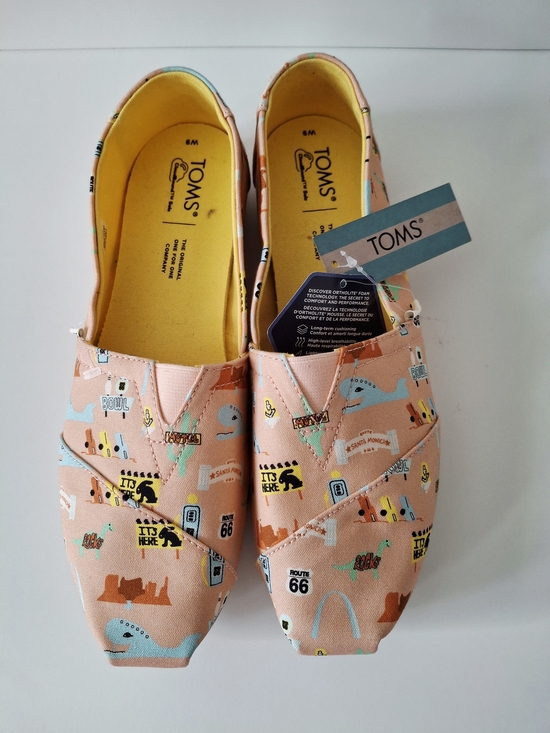 Toms Shoes - TOMS Route 66 Slip-On Alpargata Shoes Womens Size 9